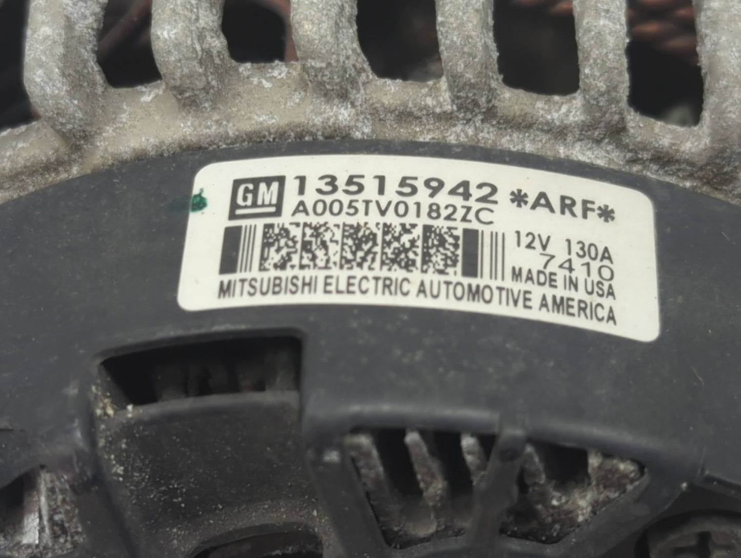2016-2019 Chevrolet Cruze Alternator Replacement Generator Charging Assembly Engine OEM P/N:A005TV0182ZC 13515942 Fits OEM U