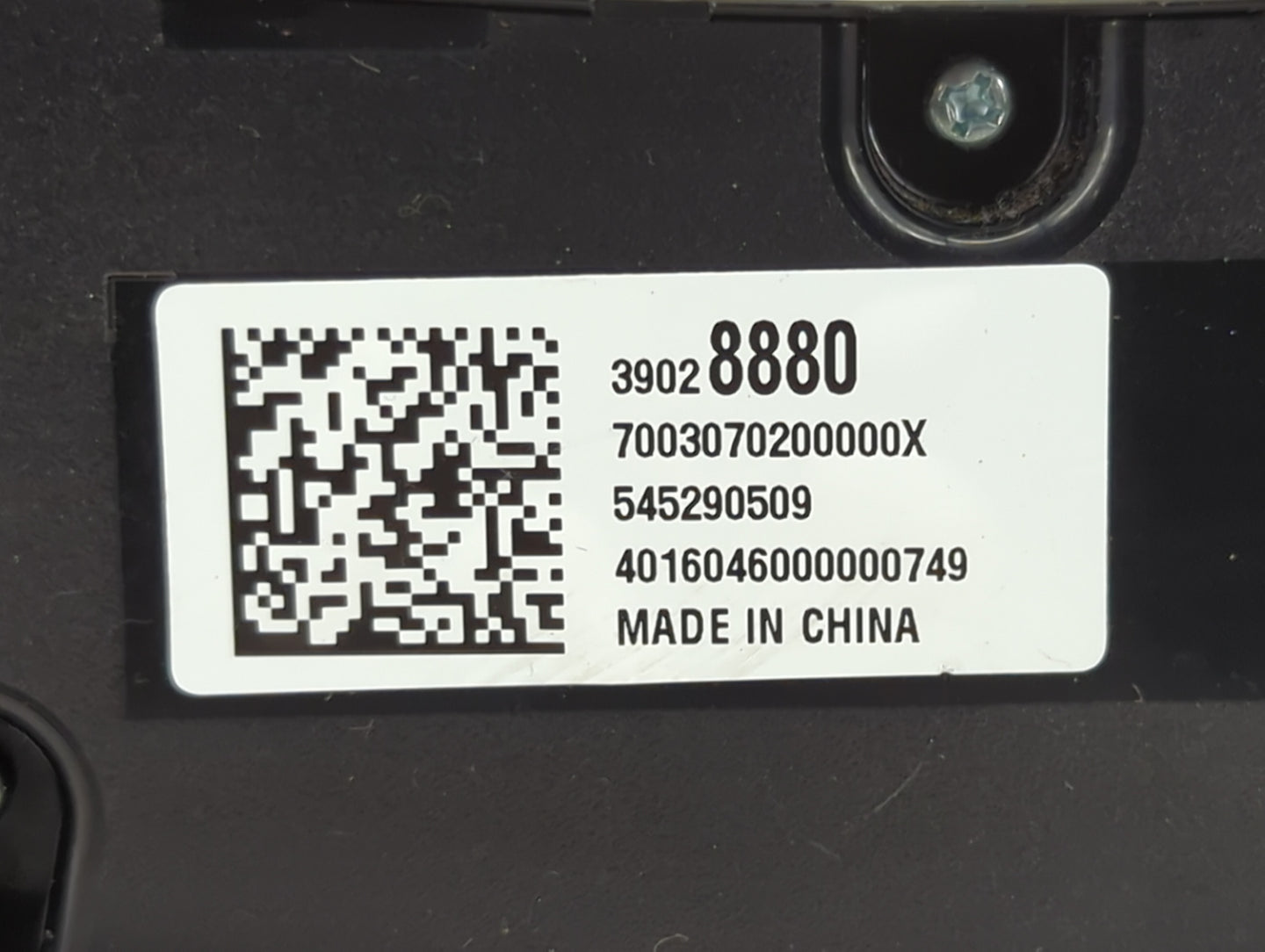 2016-2018 Chevrolet Cruze Climate Control Module Temperature AC/Heater Replacement P/N:39028880 7003070200000X Fits OEM Used
