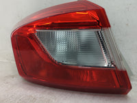 2017 Chevrolet Cruze Tail Light Assembly Driver Left OEM P/N:84078120 Fits OEM Used Auto Parts - Oemusedautoparts1.com