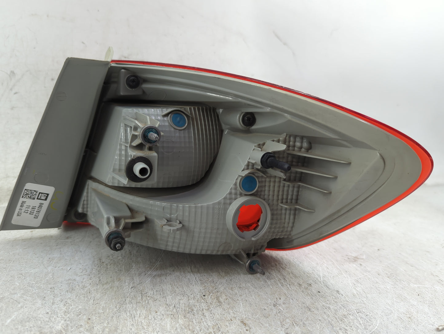 2017 Chevrolet Cruze Tail Light Assembly Driver Left OEM P/N:84078120 Fits OEM Used Auto Parts - Oemusedautoparts1.com