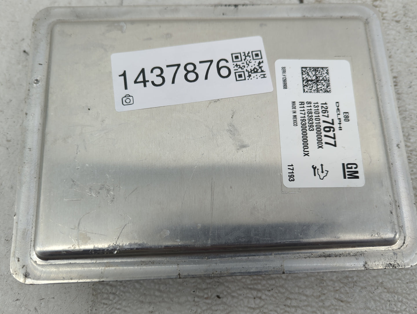 2017-2019 Chevrolet Cruze PCM Engine Control Computer ECU ECM PCU OEM P/N:12677677 12669908 Fits OEM Used Auto Parts - Oemus