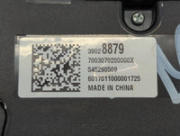2016-2018 Chevrolet Cruze Climate Control Module Temperature AC/Heater Replacement P/N:39028879 7003070200000X Fits OEM Used