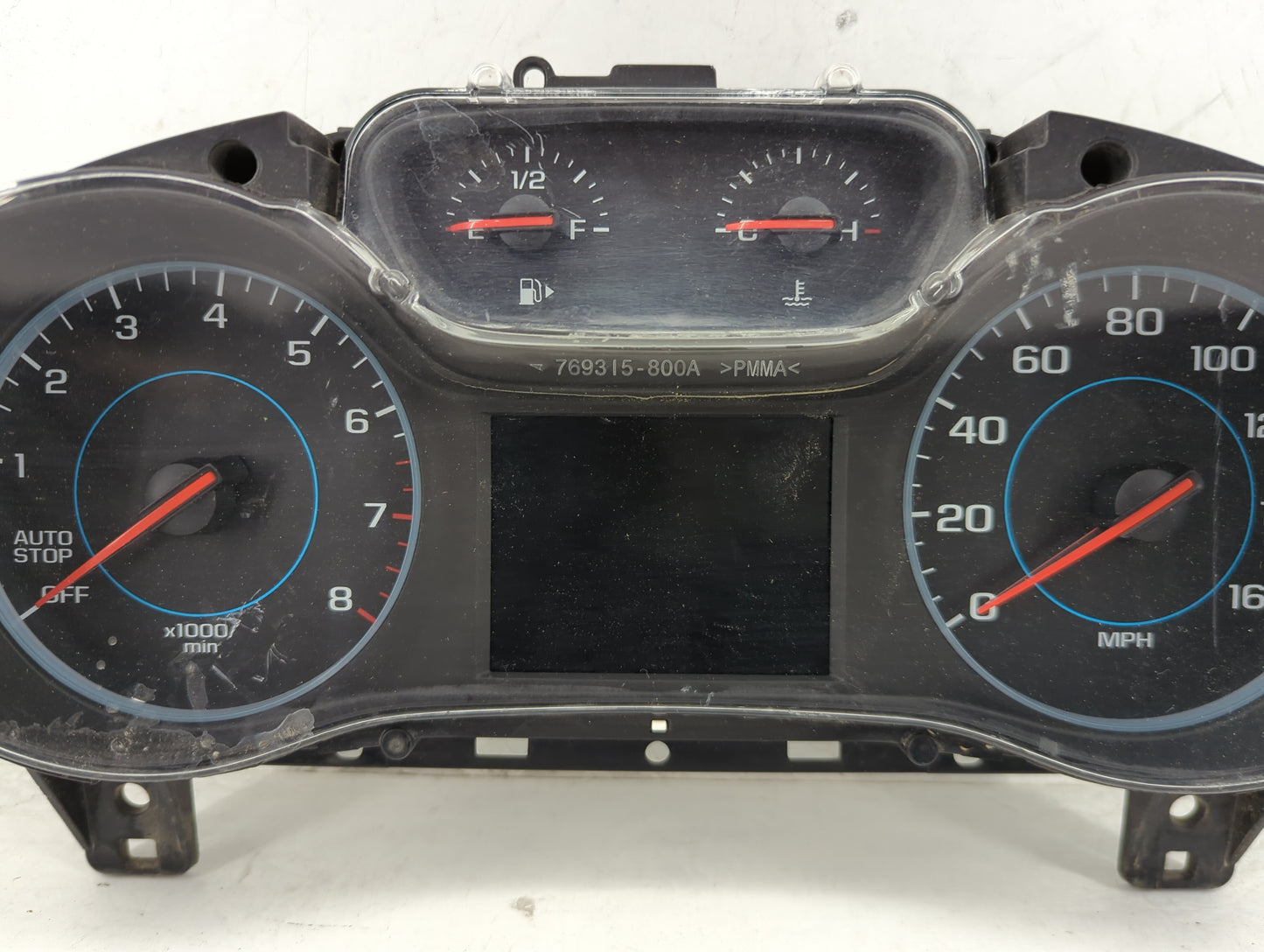 2017-2018 Chevrolet Cruze Instrument Cluster Speedometer Gauges P/N:39084636 7110500000000X, 812372274 Miles: Fits Fits 2017