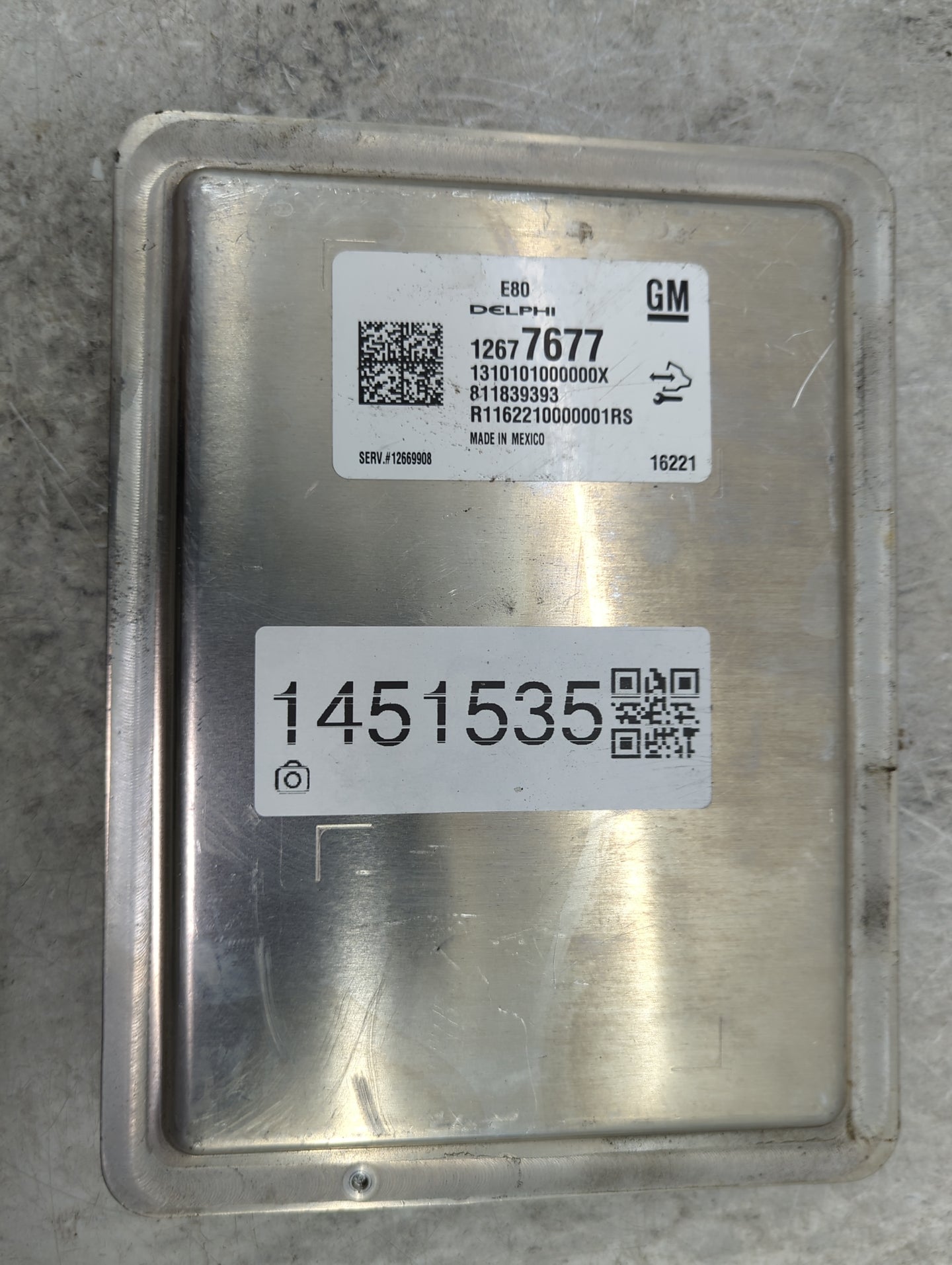 2017-2019 Chevrolet Cruze PCM Engine Control Computer ECU ECM PCU OEM P/N:12677677 12669908 Fits OEM Used Auto Parts - Oemus
