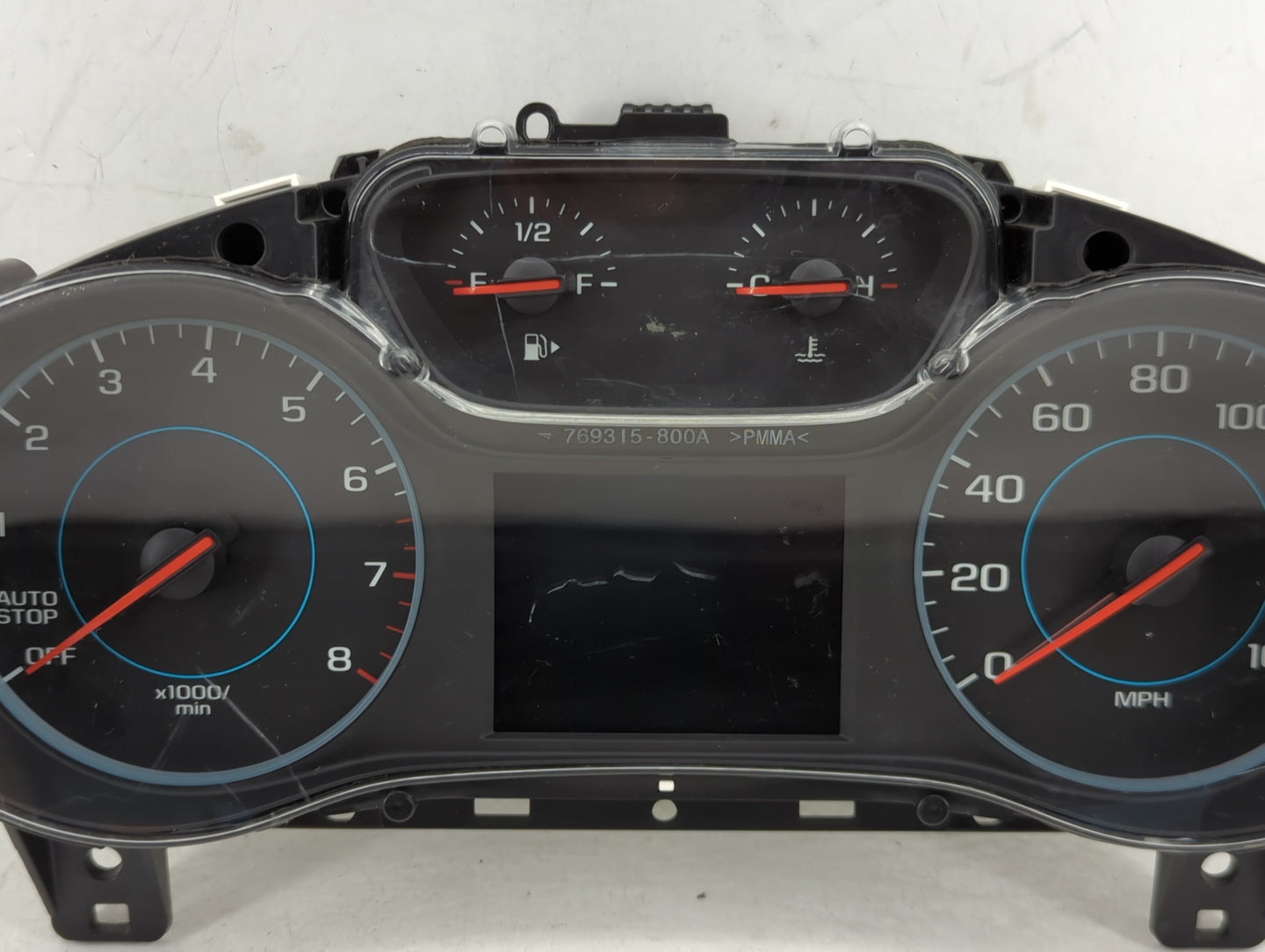 2017-2018 Chevrolet Cruze Instrument Cluster Speedometer Gauges P/N:39084636 769315-800A Miles: Fits Fits 2017 2018 OEM Used