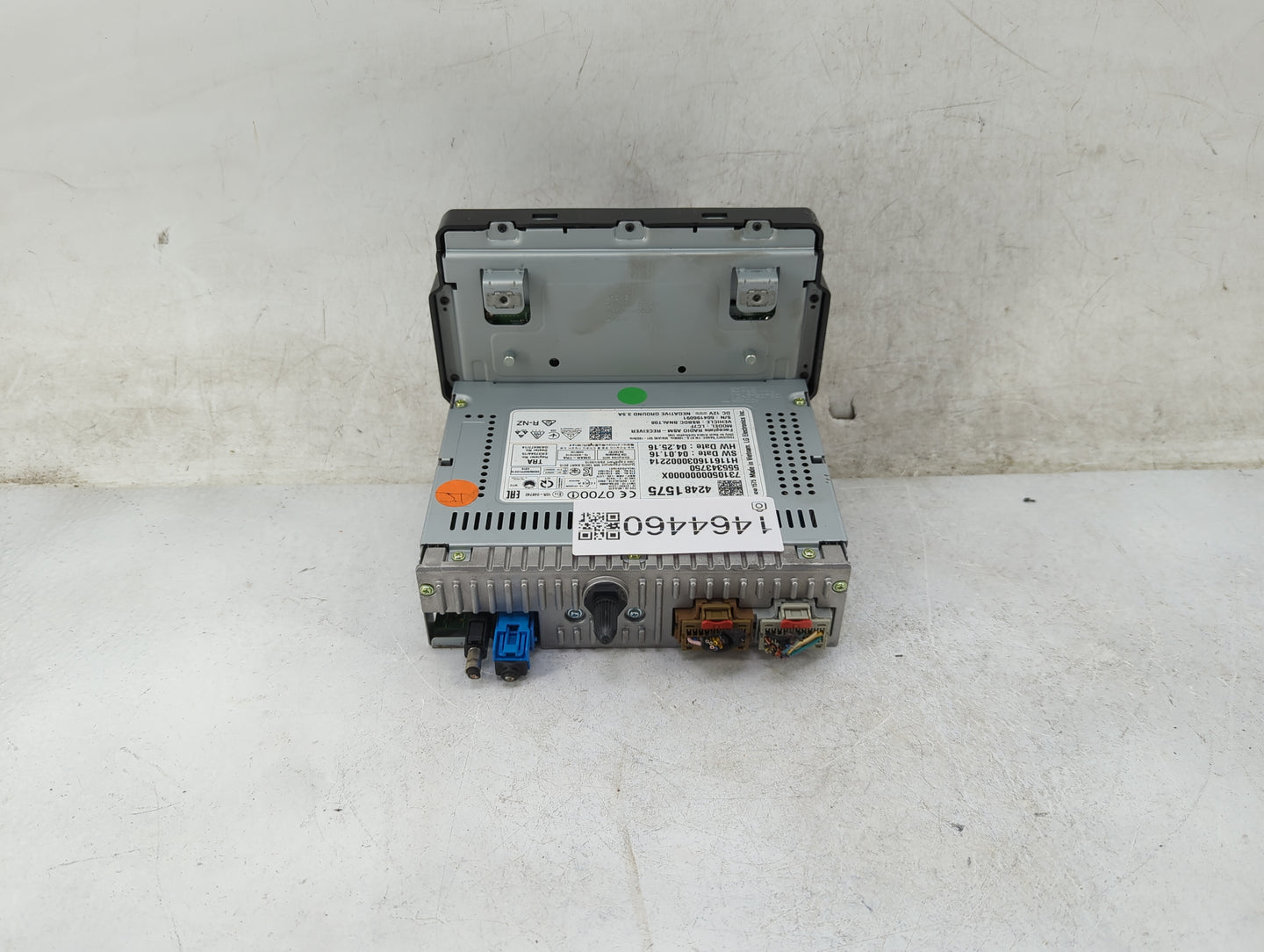 2017 Chevrolet Cruze Radio AM FM Cd Player Receiver Replacement P/N:42481575 555343750, 7310500000000X Fits Fits 2018 2019 2