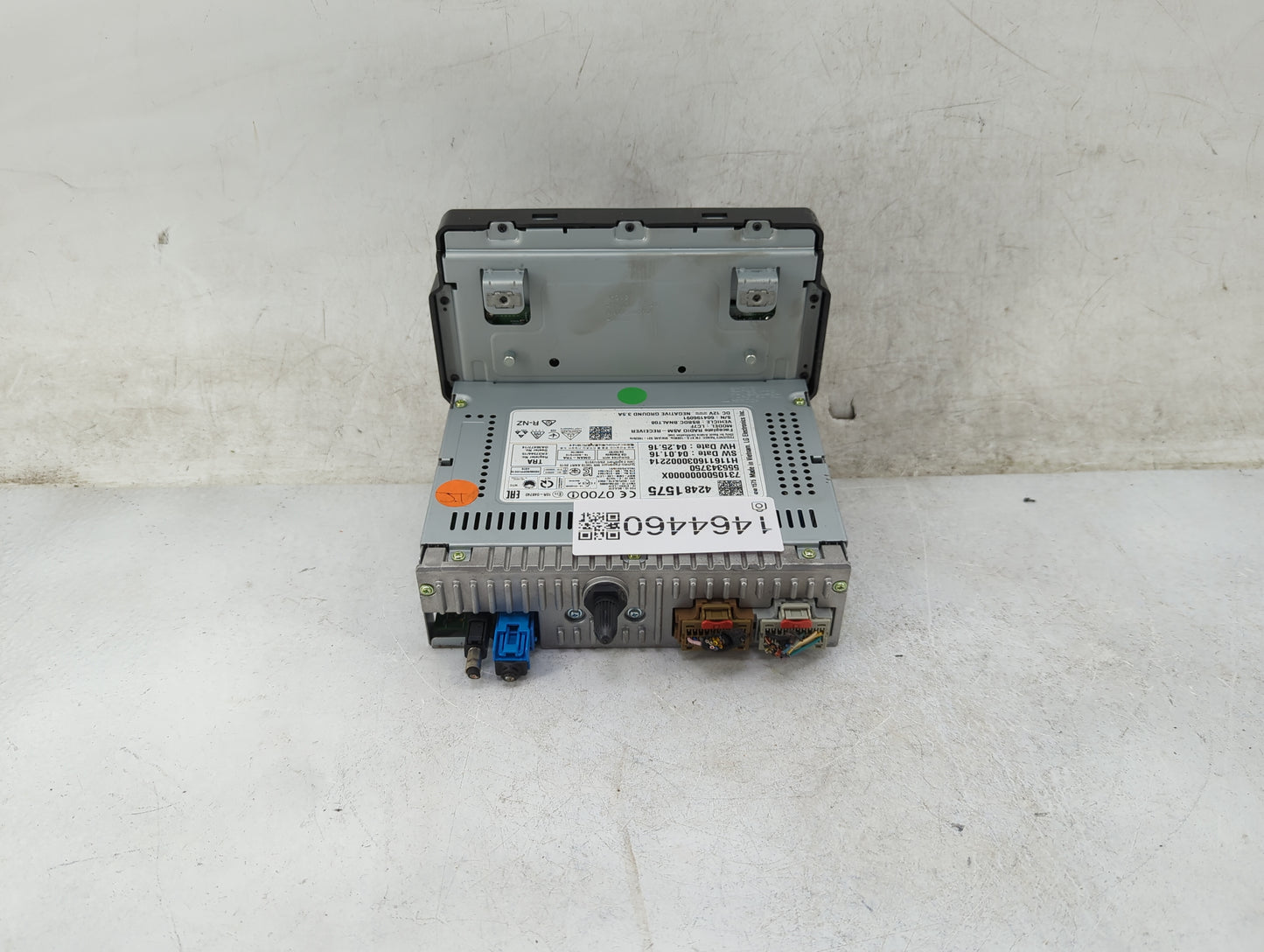 2017 Chevrolet Cruze Radio AM FM Cd Player Receiver Replacement P/N:42481575 555343750, 7310500000000X Fits Fits 2018 2019 2
