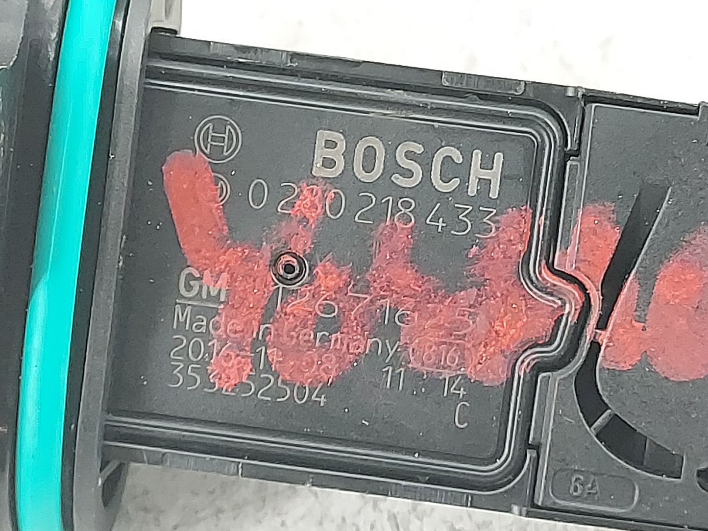 2016-2017 Chevrolet Cruze Mass Air Flow Meter Maf 1485629 - Oemusedautoparts1.com