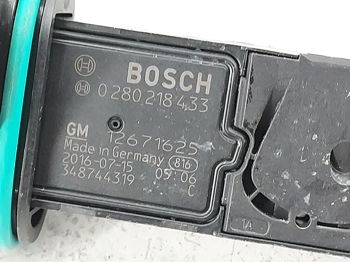 2016-2017 Chevrolet Cruze Mass Air Flow Meter Maf 1486094 - Oemusedautoparts1.com