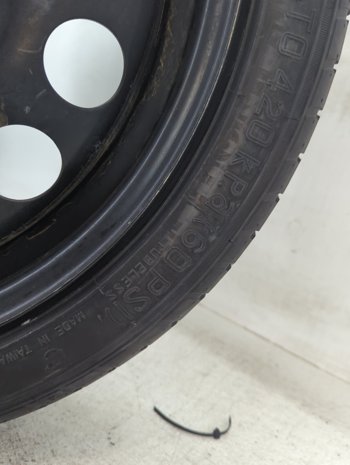 2017 Chevrolet Cruze Spare Donut Tire Wheel Rim Oem - Oemusedautoparts1.com