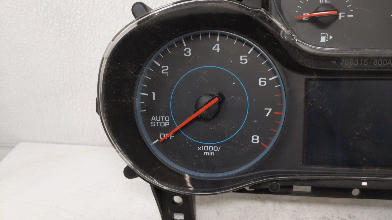 2017 Chevrolet Cruze Instrument Cluster Speedometer Gauges Fits OEM Used Auto Parts - Oemusedautoparts1.com
