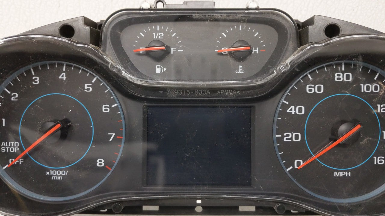 2017 Chevrolet Cruze Instrument Cluster Speedometer Gauges Fits OEM Used Auto Parts - Oemusedautoparts1.com