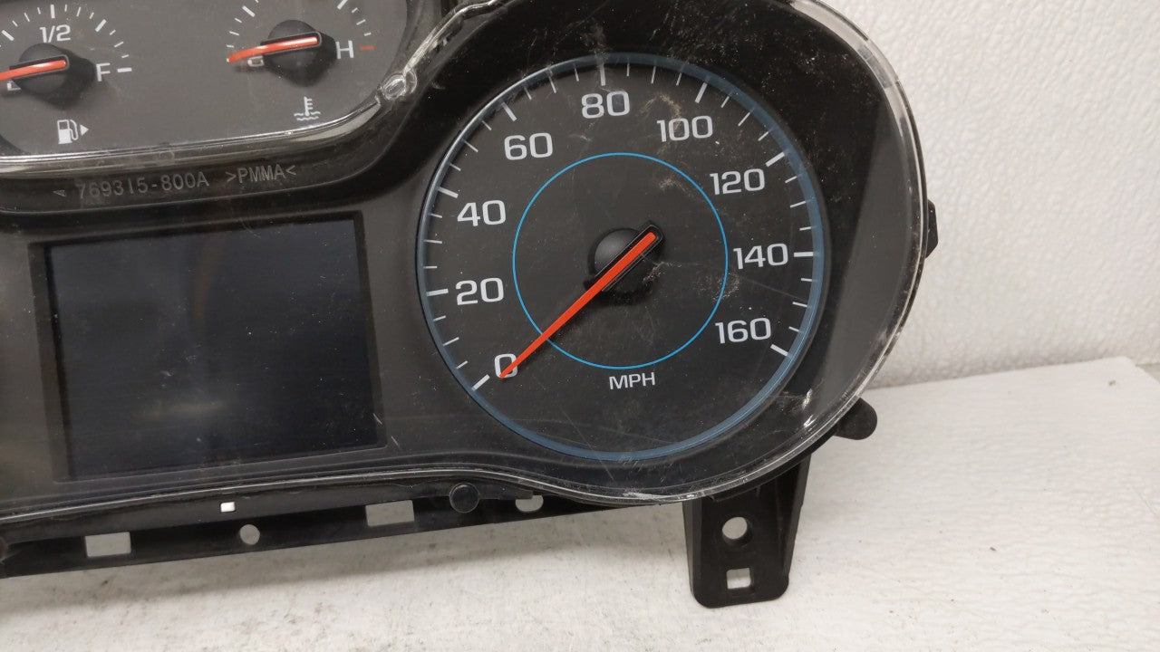 2017 Chevrolet Cruze Instrument Cluster Speedometer Gauges Fits OEM Used Auto Parts - Oemusedautoparts1.com