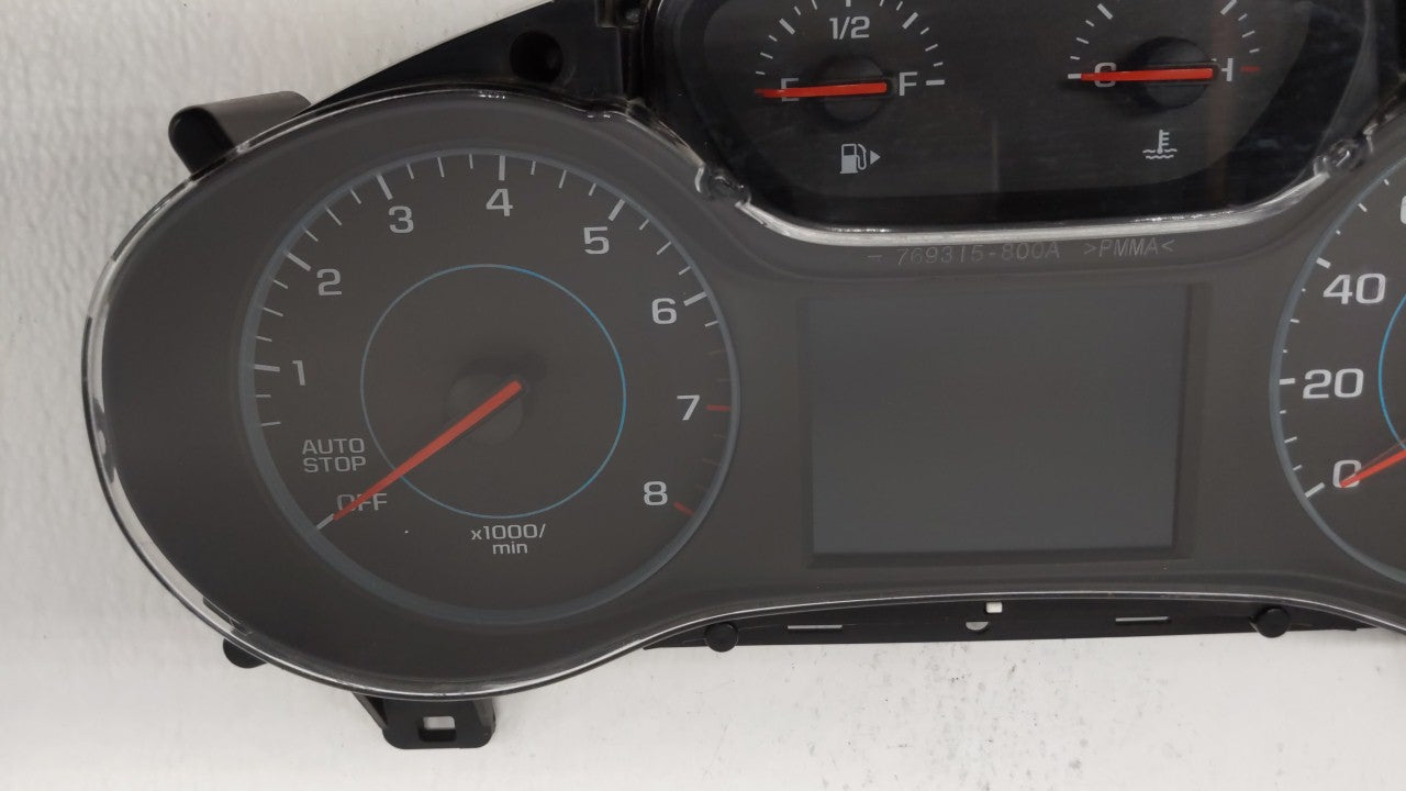 2017-2018 Chevrolet Cruze Instrument Cluster Speedometer Gauges P/N:39084636 Fits Fits 2017 2018 OEM Used Auto Parts - Oemus