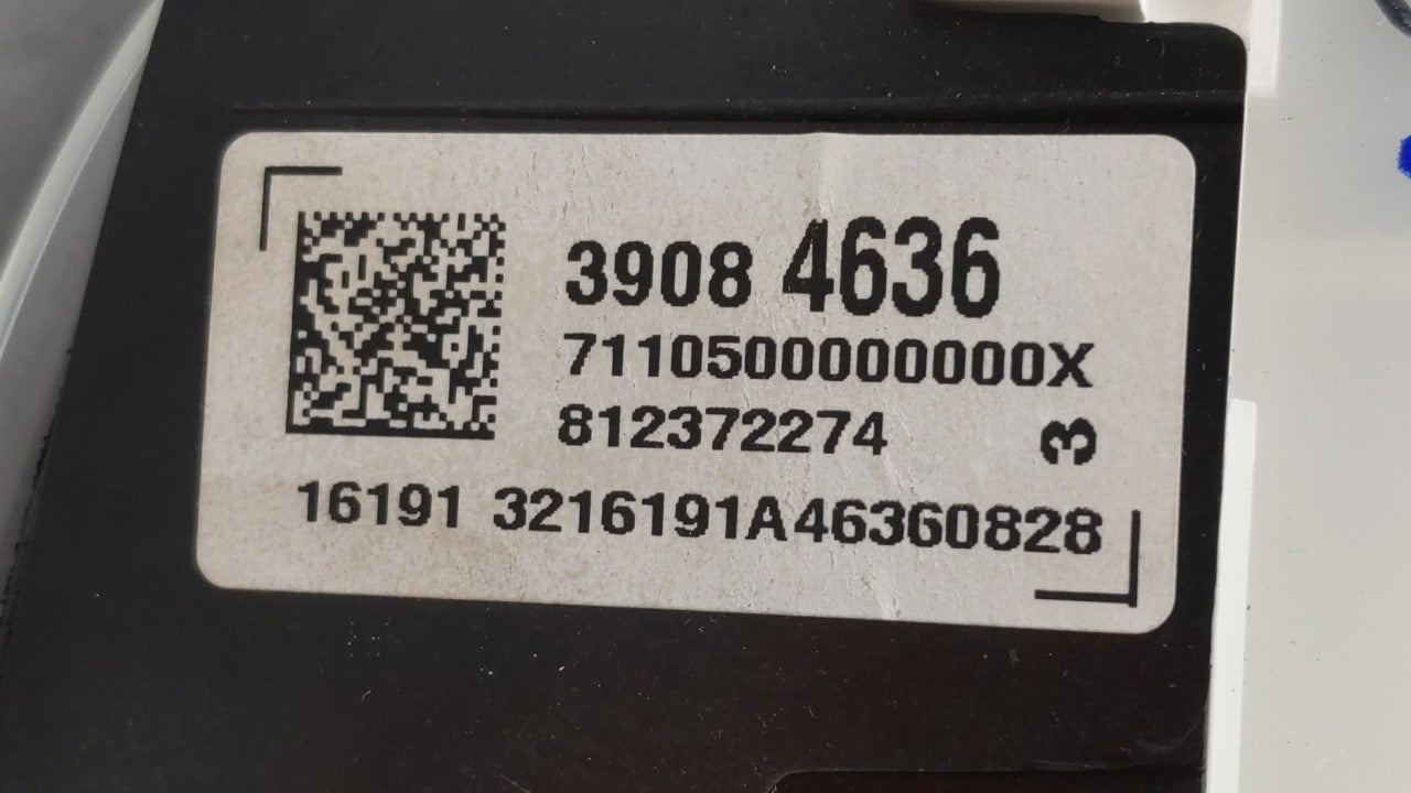2017-2018 Chevrolet Cruze Instrument Cluster Speedometer Gauges P/N:39084636 Fits Fits 2017 2018 OEM Used Auto Parts - Oemus