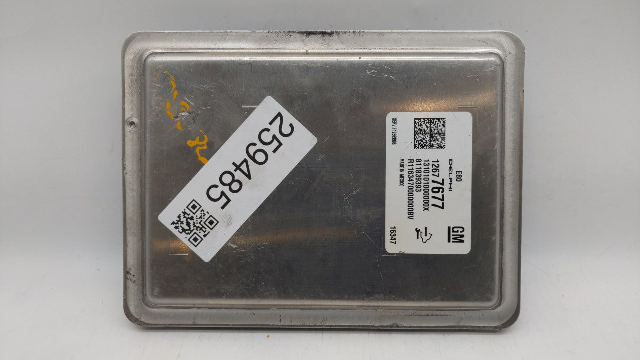 2017-2018 Chevrolet Cruze PCM Engine Control Computer ECU ECM PCU OEM P/N:12676683 12697837, 12700116 Fits Fits 2017 2018 20