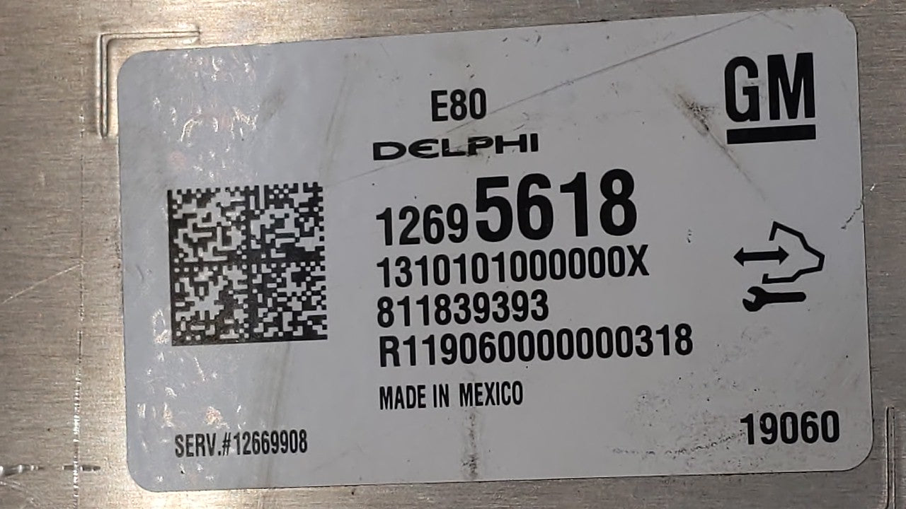 2017-2018 Chevrolet Cruze PCM Engine Control Computer ECU ECM PCU OEM P/N:12676683 12697837, 12700116 Fits Fits 2017 2018 20