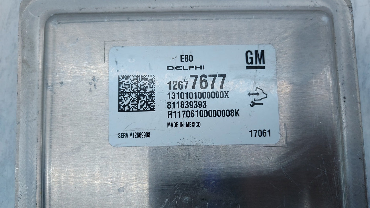2017-2018 Chevrolet Cruze PCM Engine Control Computer ECU ECM PCU OEM P/N:12687467 12696201, 12692038 Fits Fits 2017 2018 20