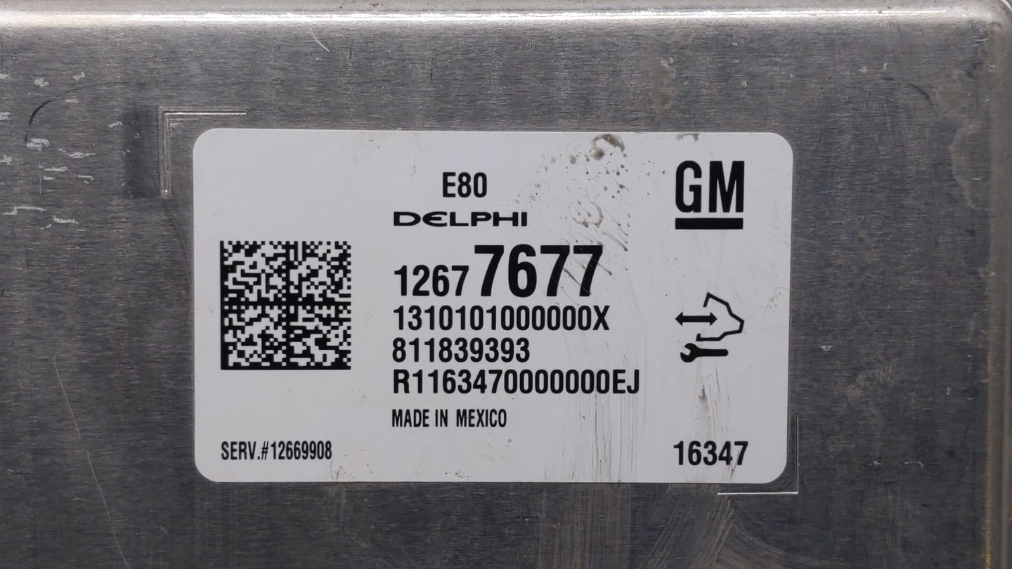 2017-2018 Chevrolet Cruze PCM Engine Control Computer ECU ECM PCU OEM P/N:12692812 12687467, 12696201 Fits Fits 2017 2018 20