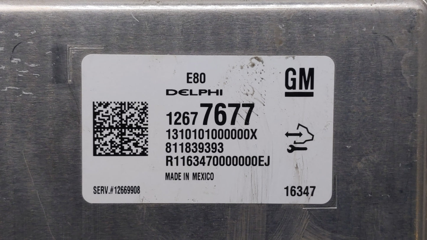 2017-2018 Chevrolet Cruze PCM Engine Control Computer ECU ECM PCU OEM P/N:12692812 12687467, 12696201 Fits Fits 2017 2018 20