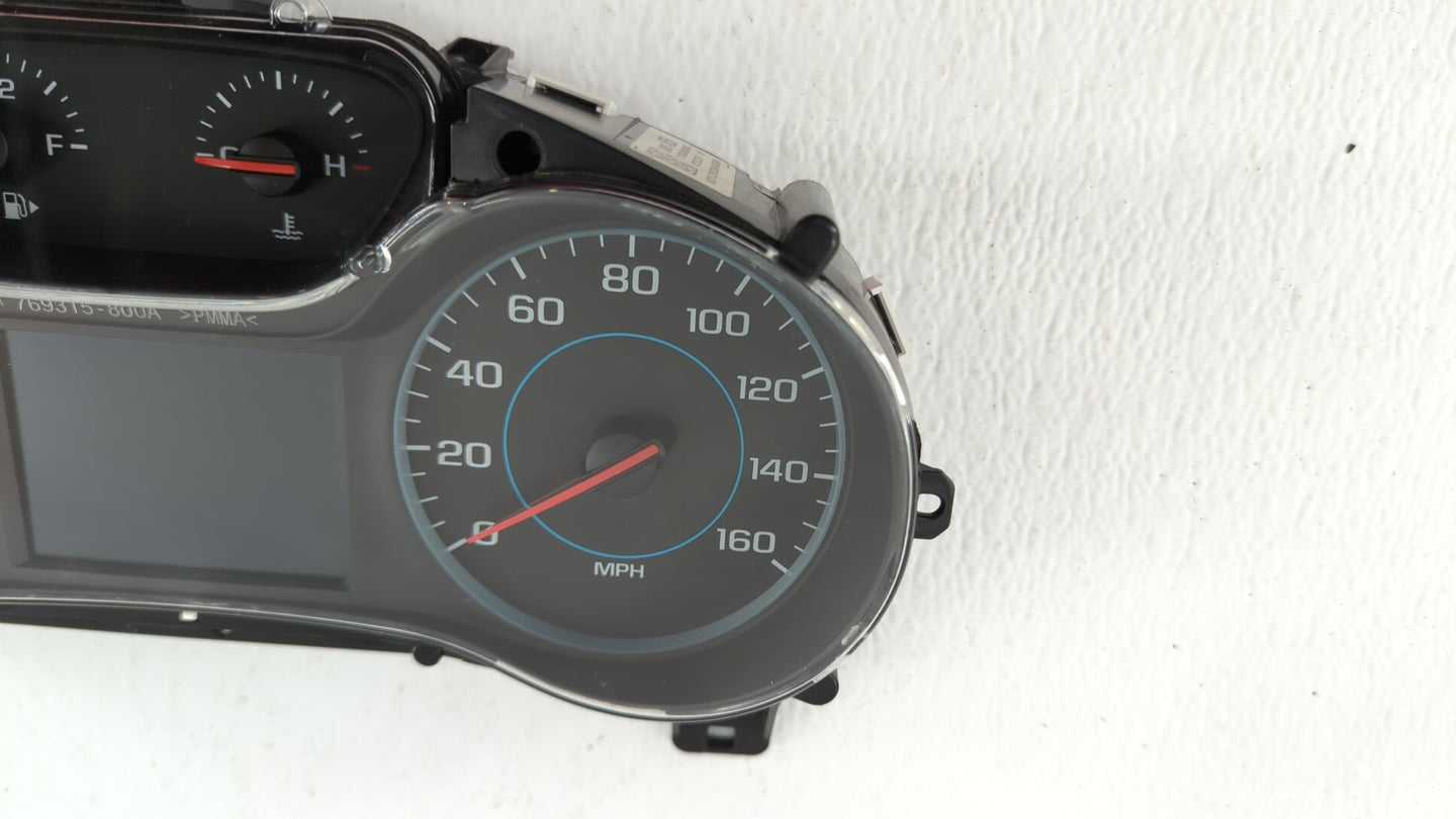 2017-2018 Chevrolet Cruze Instrument Cluster Speedometer Gauges P/N:39084636 Fits Fits 2017 2018 OEM Used Auto Parts - Oemus