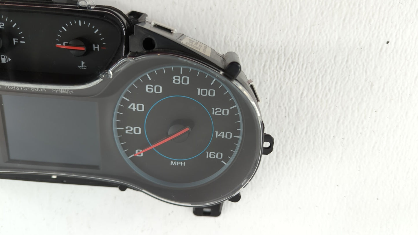 2017-2018 Chevrolet Cruze Instrument Cluster Speedometer Gauges P/N:39084636 Fits Fits 2017 2018 OEM Used Auto Parts - Oemus