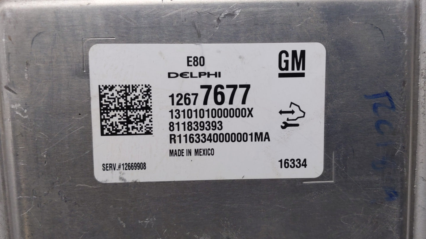 2017-2018 Chevrolet Cruze PCM Engine Control Computer ECU ECM PCU OEM P/N:12692812 12687467, 12696201 Fits Fits 2017 2018 20