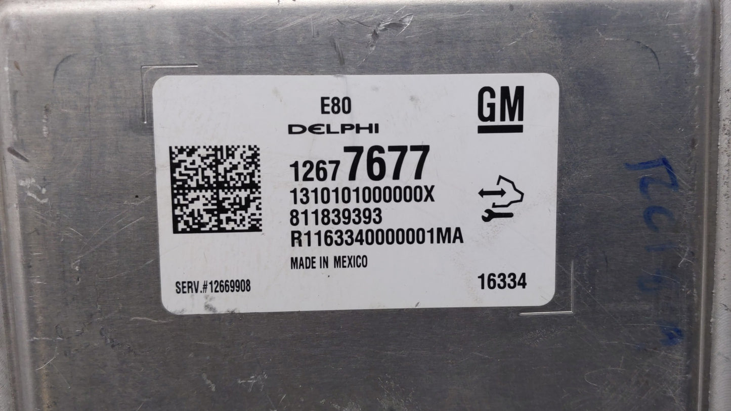 2017-2018 Chevrolet Cruze PCM Engine Control Computer ECU ECM PCU OEM P/N:12692812 12687467, 12696201 Fits Fits 2017 2018 20