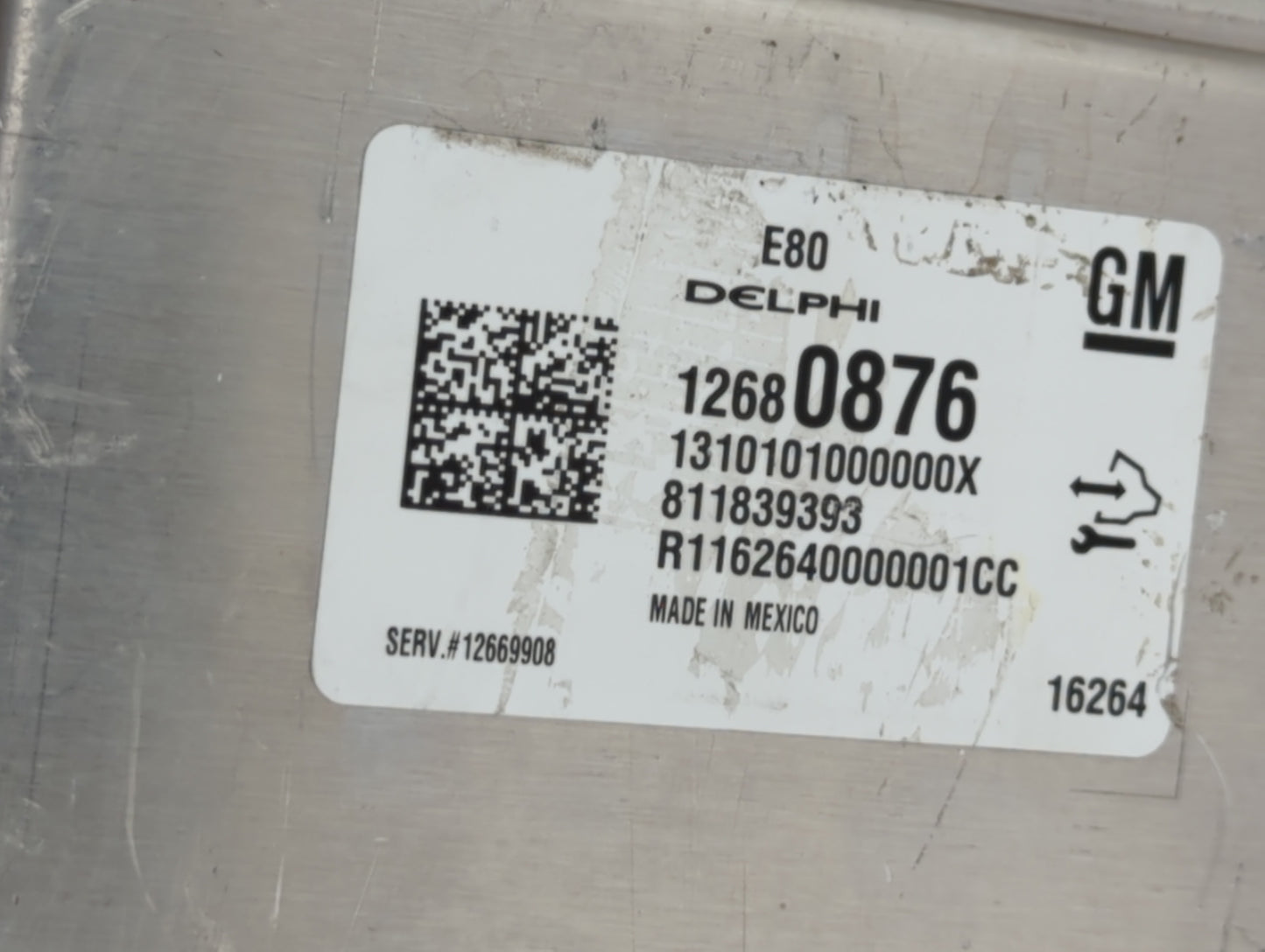 2017-2018 Chevrolet Cruze PCM Engine Control Computer ECU ECM PCU OEM P/N:12697837 12687328, 12696201 Fits Fits 2017 2018 20