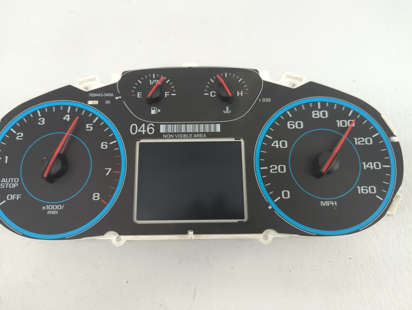2017-2018 Chevrolet Cruze Instrument Cluster Speedometer Gauges P/N:769167-430A Miles: Fits Fits 2017 2018 OEM Used Auto Par