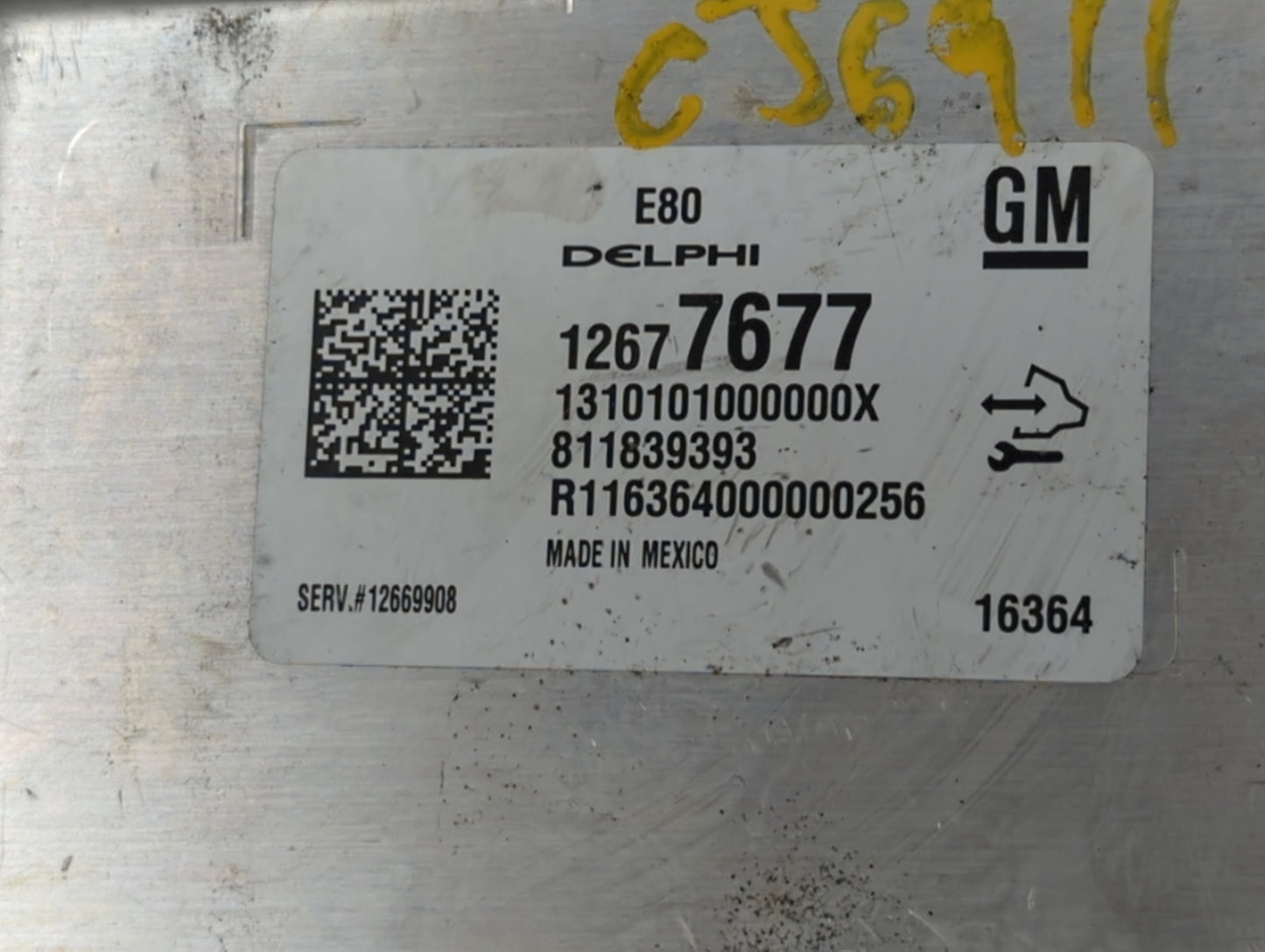 2017-2019 Chevrolet Cruze PCM Engine Control Computer ECU ECM PCU OEM P/N:12669908 12677677 Fits OEM Used Auto Parts - Oemus