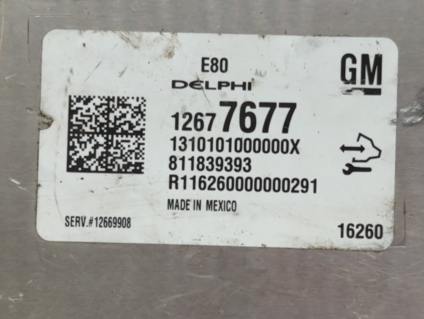 2017-2019 Chevrolet Cruze PCM Engine Control Computer ECU ECM PCU OEM P/N:12683660 12694511 Fits OEM Used Auto Parts - Oemus