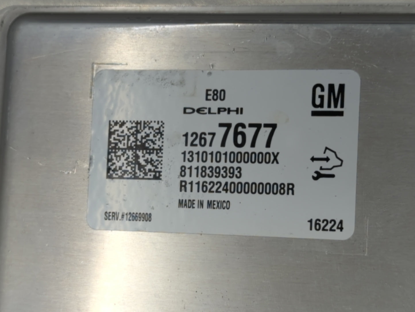 2017-2019 Chevrolet Cruze PCM Engine Control Computer ECU ECM PCU OEM P/N:12677677 12669908 Fits OEM Used Auto Parts - Oemus