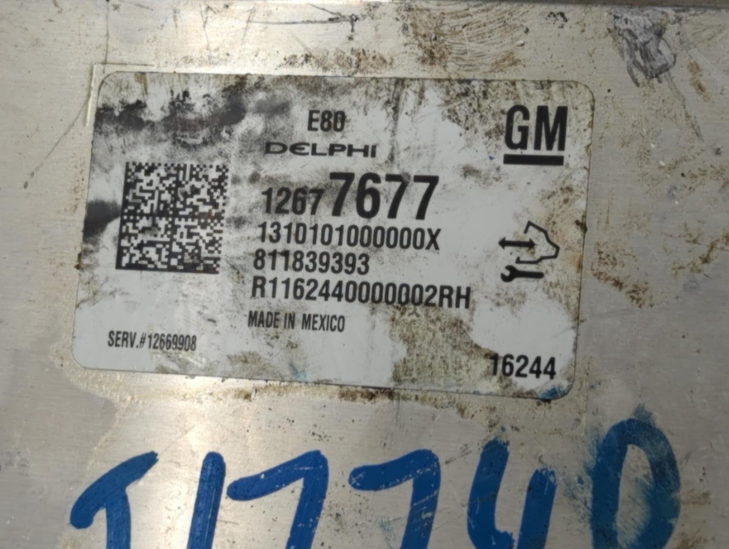 2017-2019 Chevrolet Cruze PCM Engine Control Computer ECU ECM PCU OEM P/N:12677677 12669908 Fits OEM Used Auto Parts - Oemus
