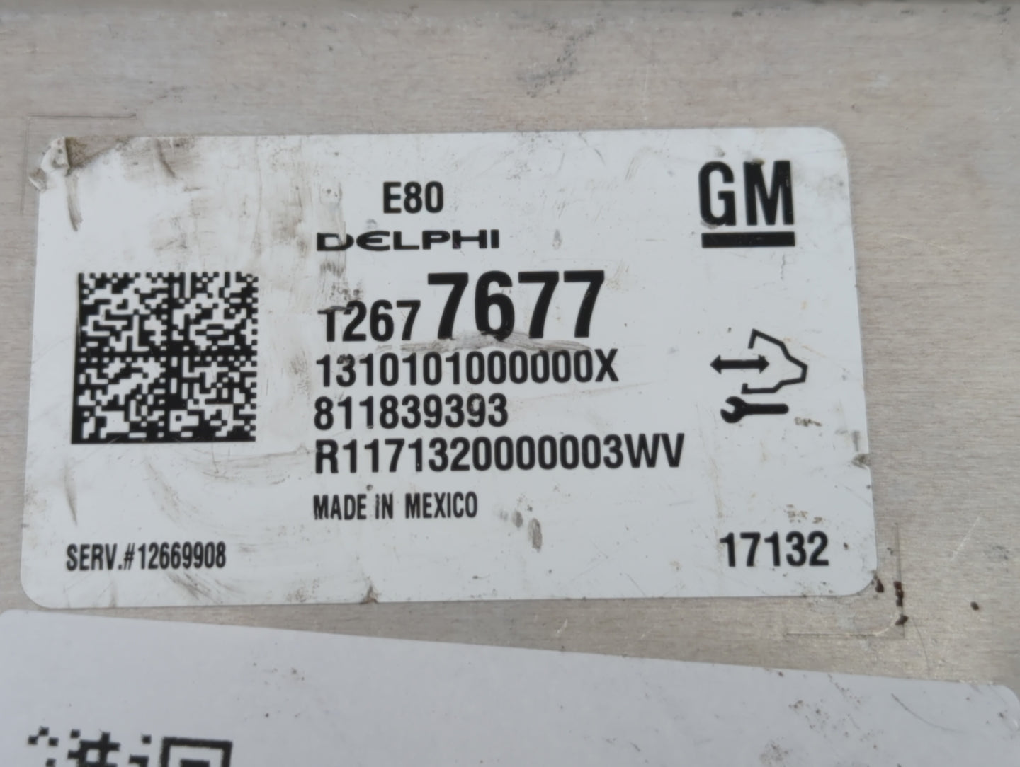 2017-2019 Chevrolet Cruze PCM Engine Control Computer ECU ECM PCU OEM P/N:12677677 12692812 Fits OEM Used Auto Parts - Oemus