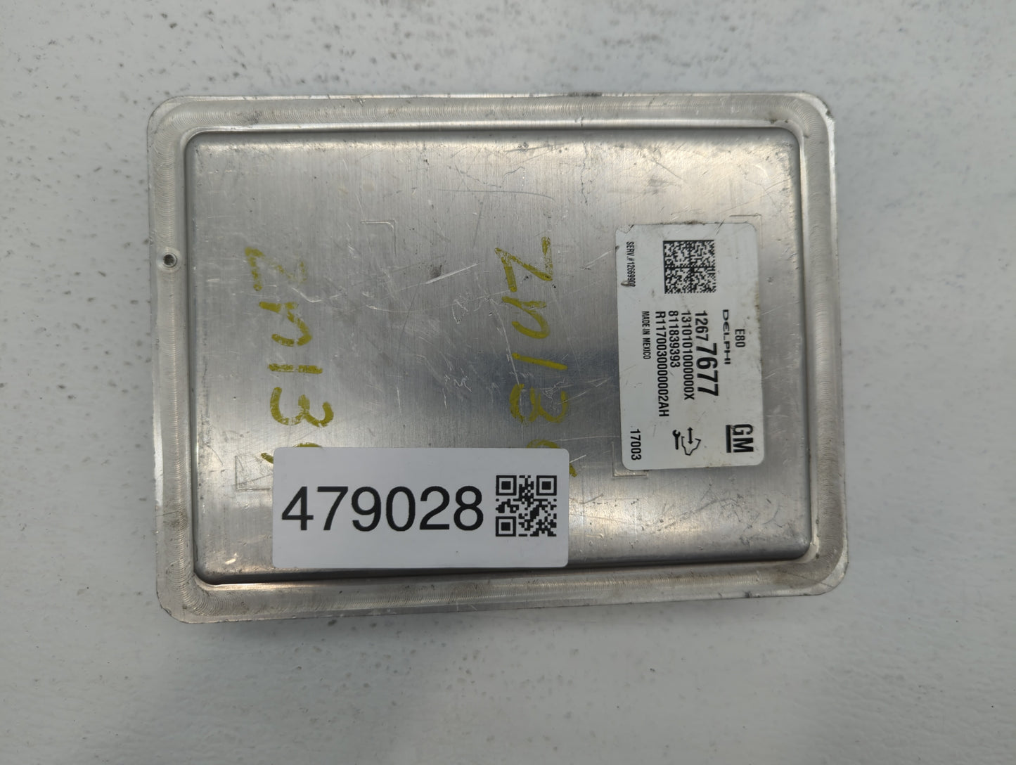 2017-2019 Chevrolet Cruze PCM Engine Control Computer ECU ECM PCU OEM P/N:12677677 12692812 Fits OEM Used Auto Parts - Oemus