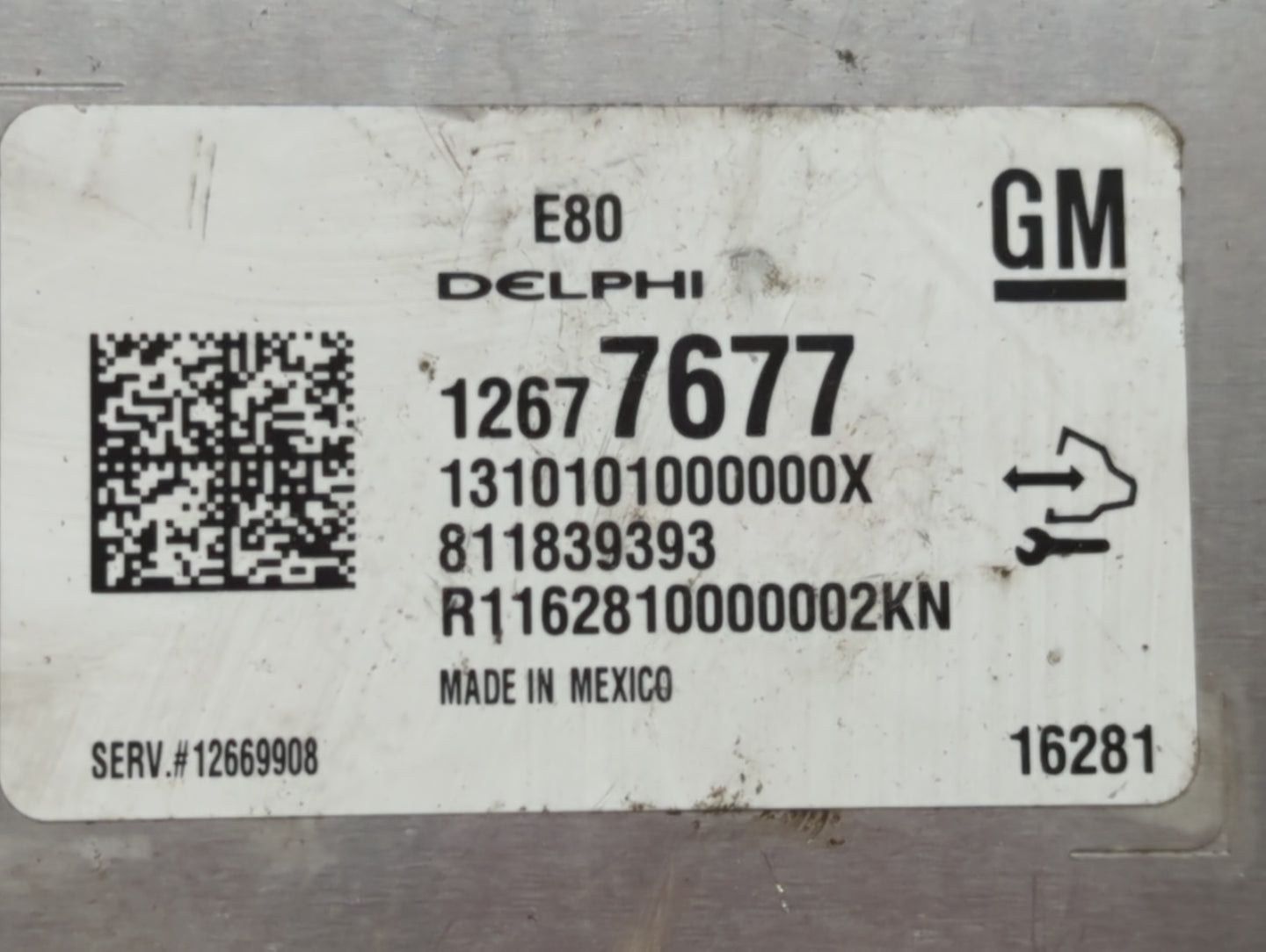 2017-2019 Chevrolet Cruze PCM Engine Control Computer ECU ECM PCU OEM P/N:12677677 12692812 Fits OEM Used Auto Parts - Oemus
