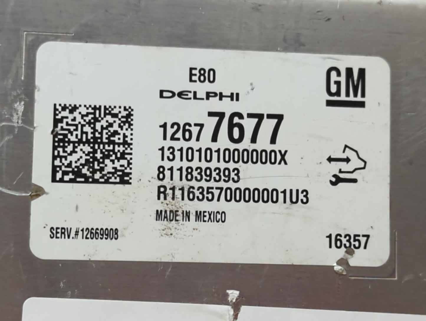 2017-2019 Chevrolet Cruze PCM Engine Control Computer ECU ECM PCU OEM P/N:12669908 12680876 Fits OEM Used Auto Parts - Oemus