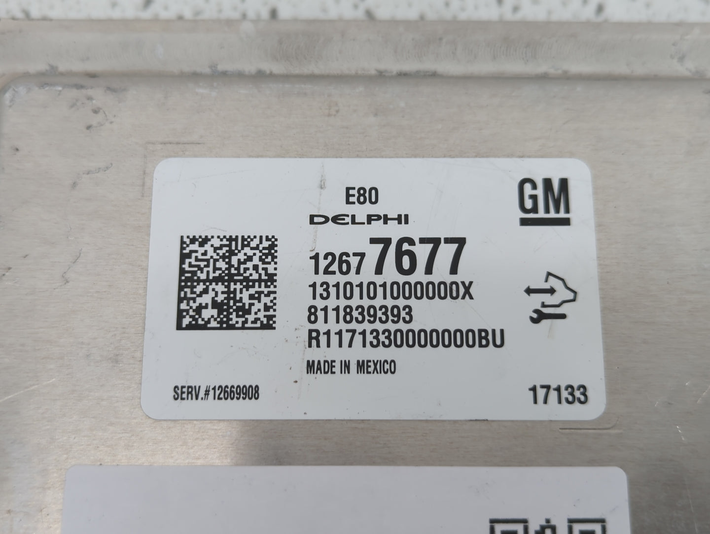 2017-2019 Chevrolet Cruze PCM Engine Control Computer ECU ECM PCU OEM P/N:12669908 12680876 Fits OEM Used Auto Parts - Oemus