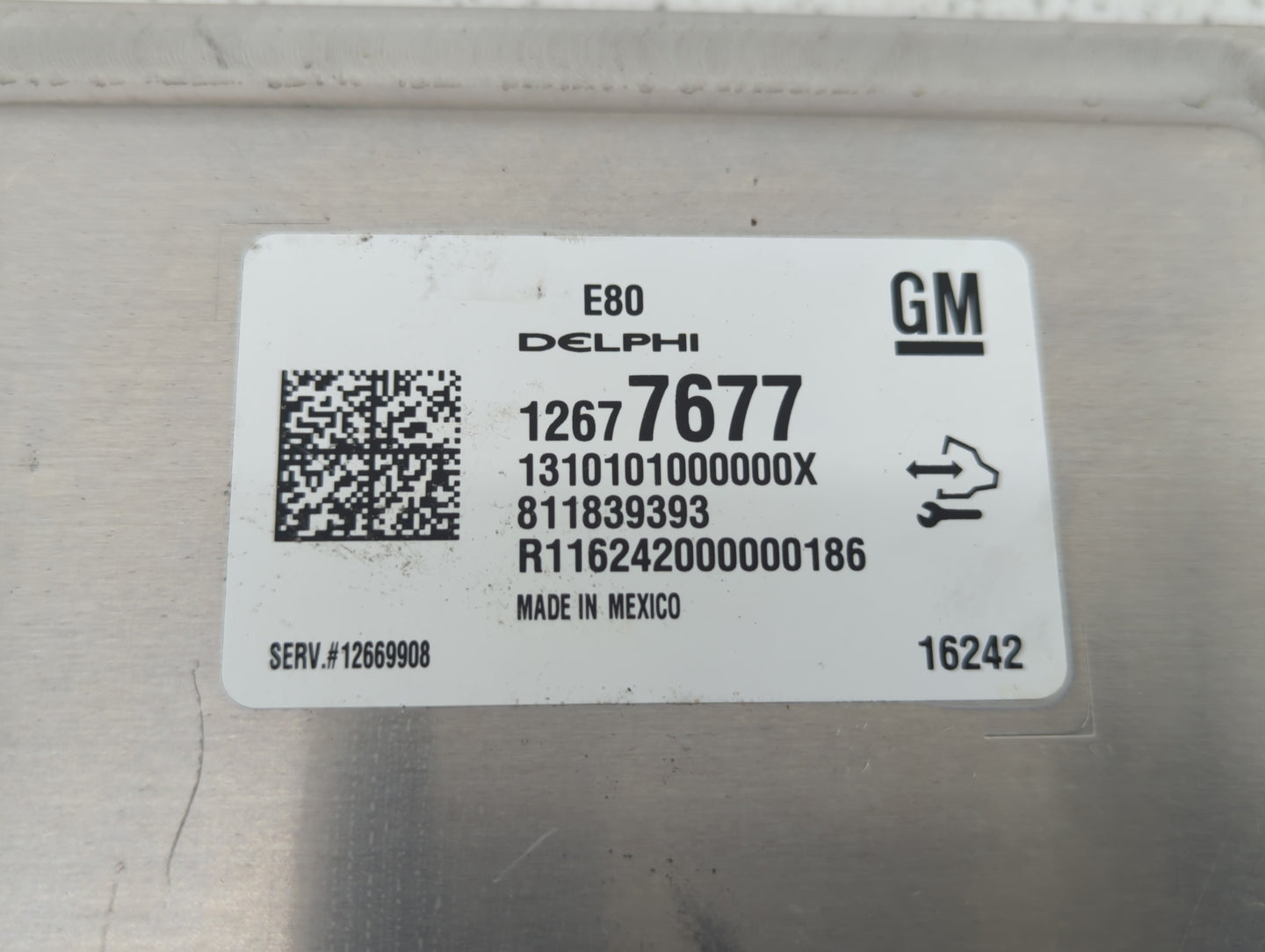 2017-2019 Chevrolet Cruze PCM Engine Control Computer ECU ECM PCU OEM P/N:12669908 12677677 Fits OEM Used Auto Parts - Oemus
