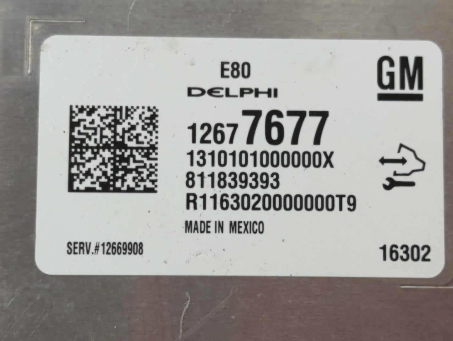 2017-2019 Chevrolet Cruze PCM Engine Control Computer ECU ECM PCU OEM P/N:12669908 12677677 Fits OEM Used Auto Parts - Oemus