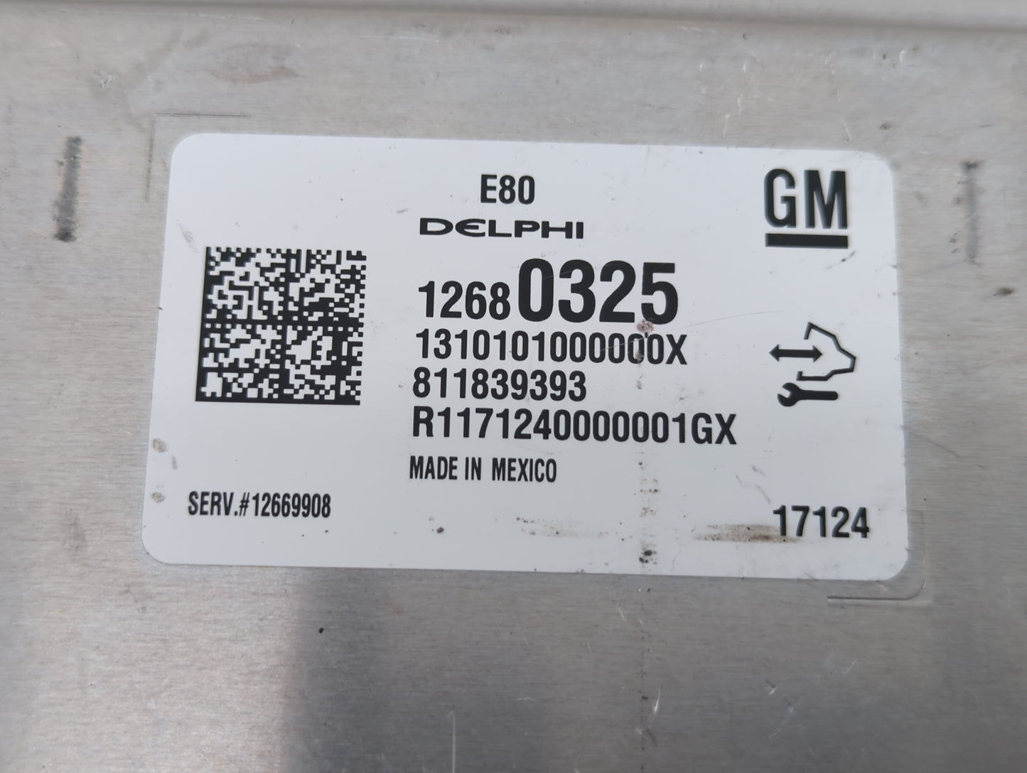 2017-2019 Chevrolet Cruze PCM Engine Control Computer ECU ECM PCU OEM P/N:12669908 12680325 Fits OEM Used Auto Parts - Oemus