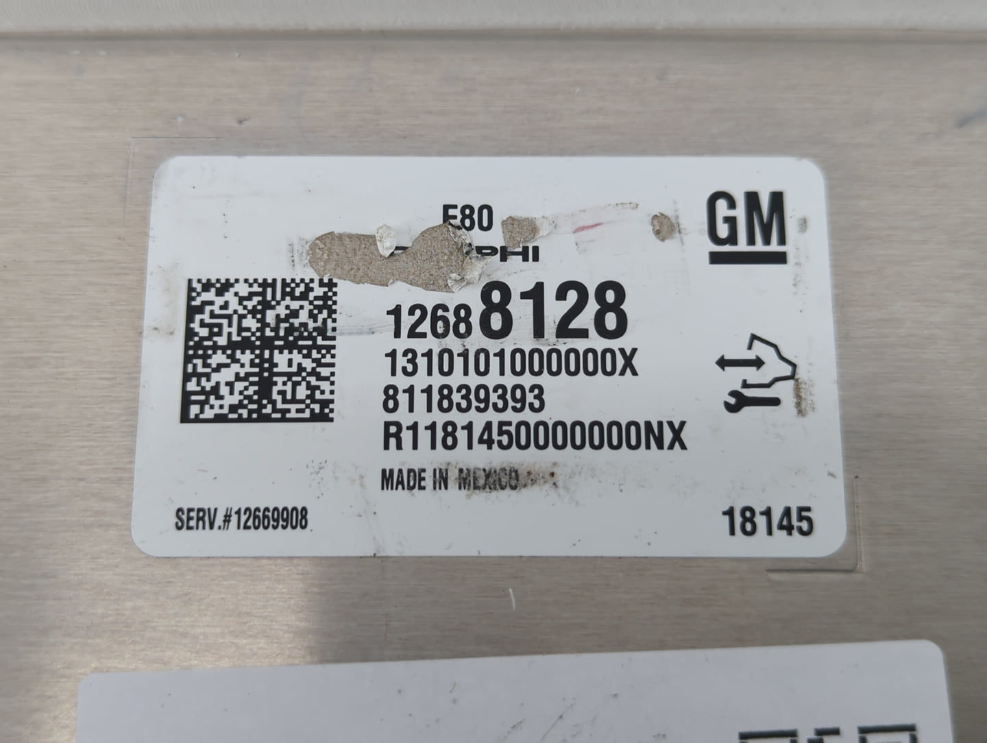 2017-2019 Chevrolet Cruze PCM Engine Control Computer ECU ECM PCU OEM P/N:12688128 12669908 Fits OEM Used Auto Parts - Oemus