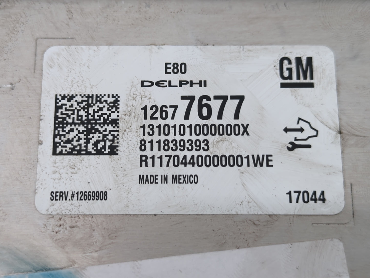 2017-2019 Chevrolet Cruze PCM Engine Control Computer ECU ECM PCU OEM P/N:12669908 12680325 Fits OEM Used Auto Parts - Oemus