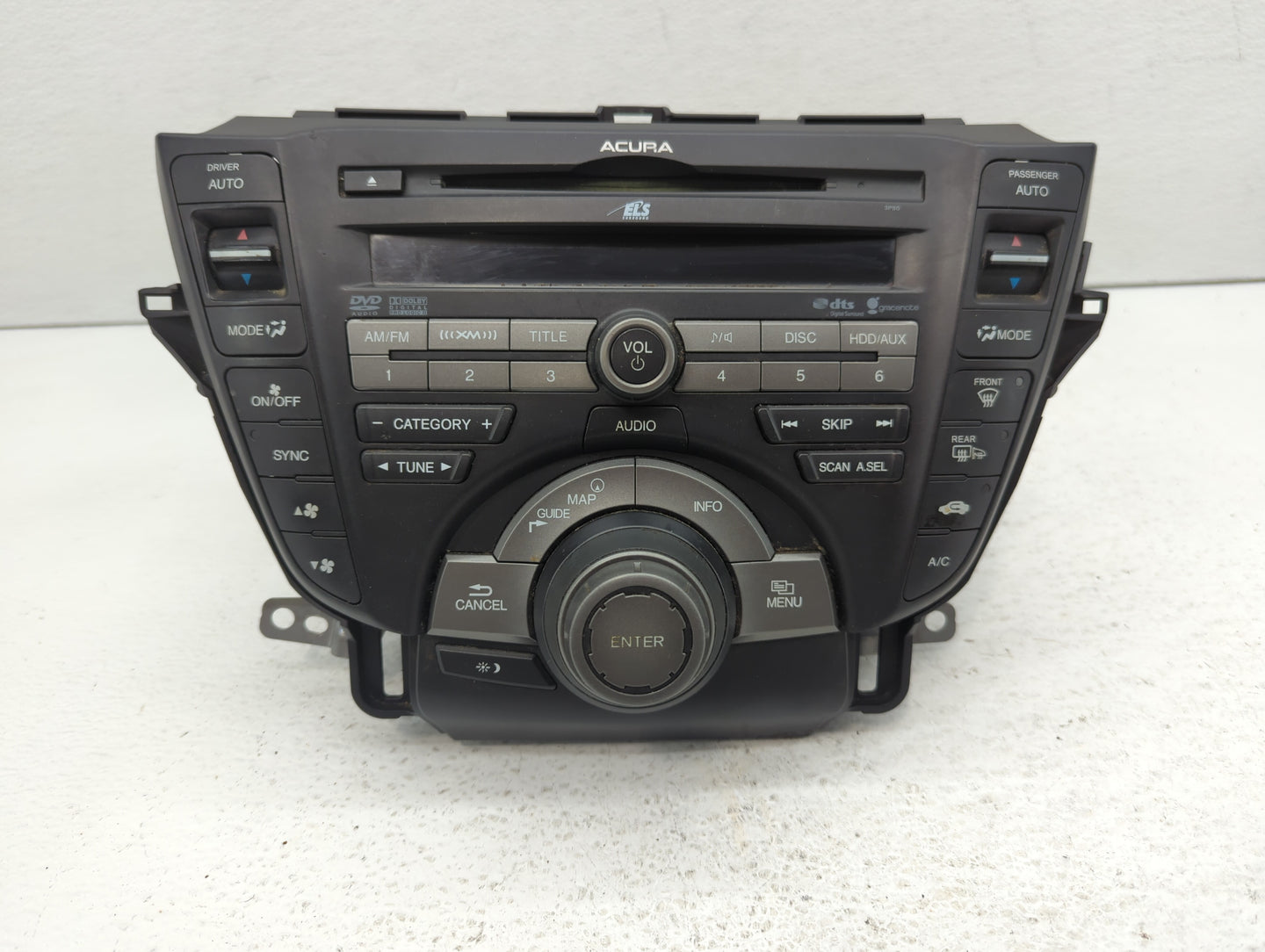 2017 Chevrolet Cruze Radio AM FM Cd Player Receiver Replacement P/N:39100-TK4-A100 Fits OEM Used Auto Parts - Oemusedautopar