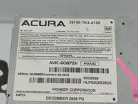 2017 Chevrolet Cruze Radio AM FM Cd Player Receiver Replacement P/N:39100-TK4-A100 Fits OEM Used Auto Parts - Oemusedautopar