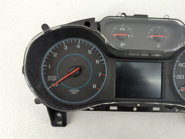 2017-2018 Chevrolet Cruze Instrument Cluster Speedometer Gauges P/N:39084636 Fits Fits 2017 2018 OEM Used Auto Parts