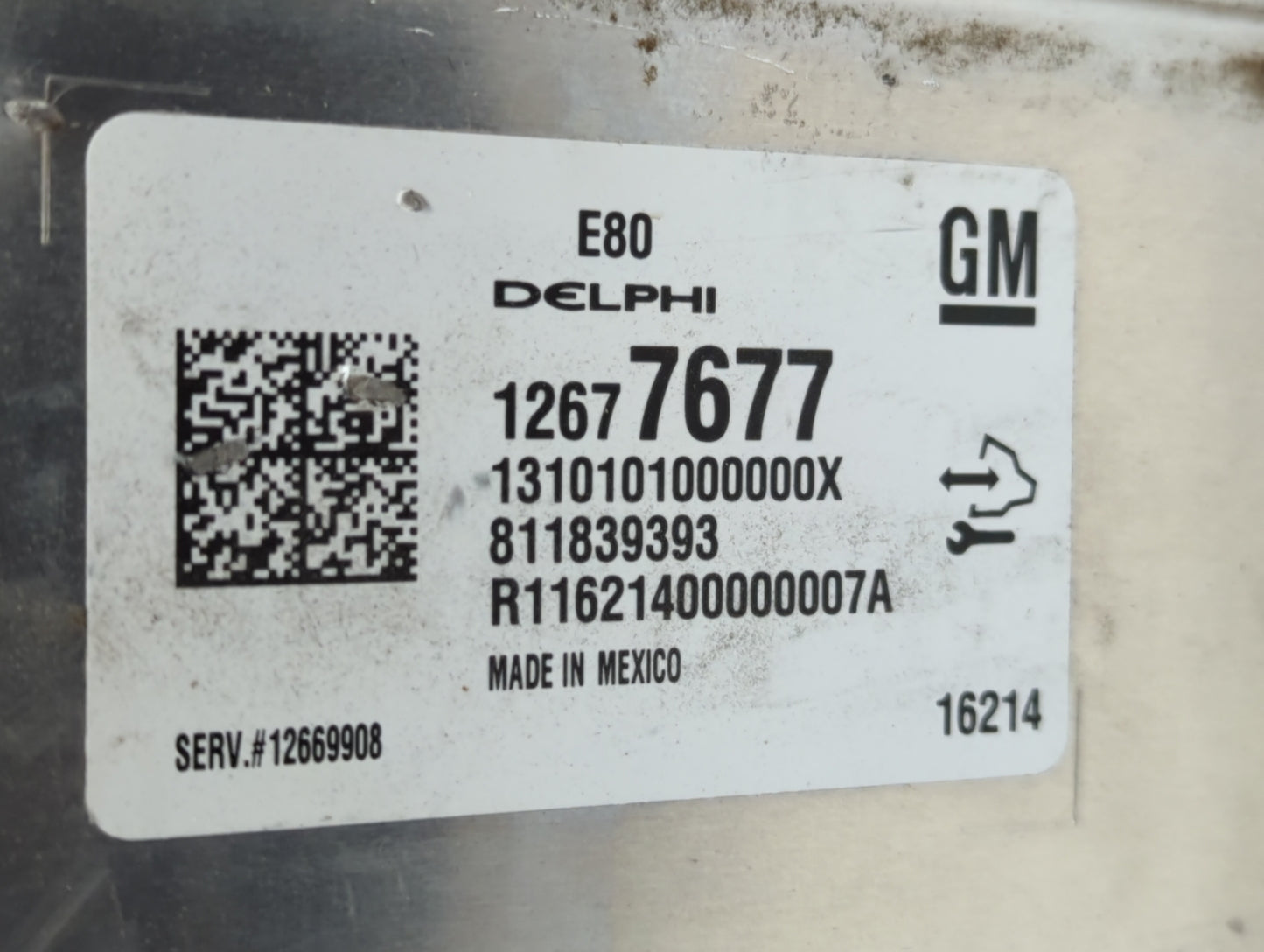 2017-2019 Chevrolet Cruze PCM Engine Control Computer ECU ECM PCU OEM P/N:12677677 Fits Fits 2017 2018 2019 2020 2021 2022 O
