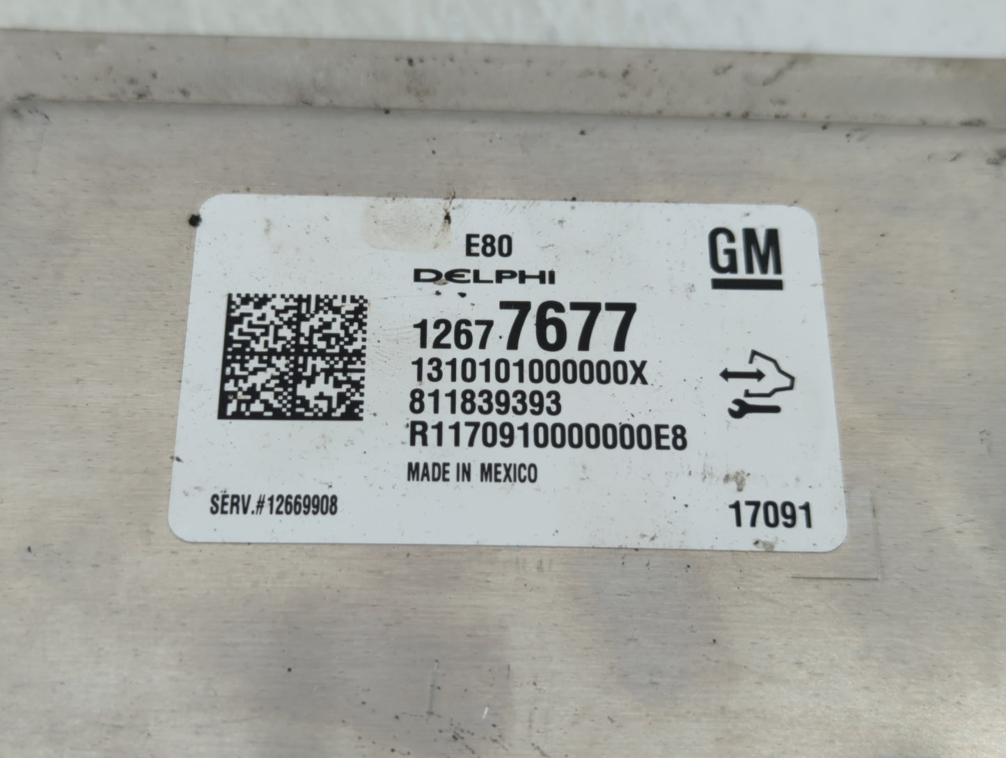 2017-2019 Chevrolet Cruze PCM Engine Control Computer ECU ECM PCU OEM P/N:12677677 12692812 Fits OEM Used Auto Parts - Oemus