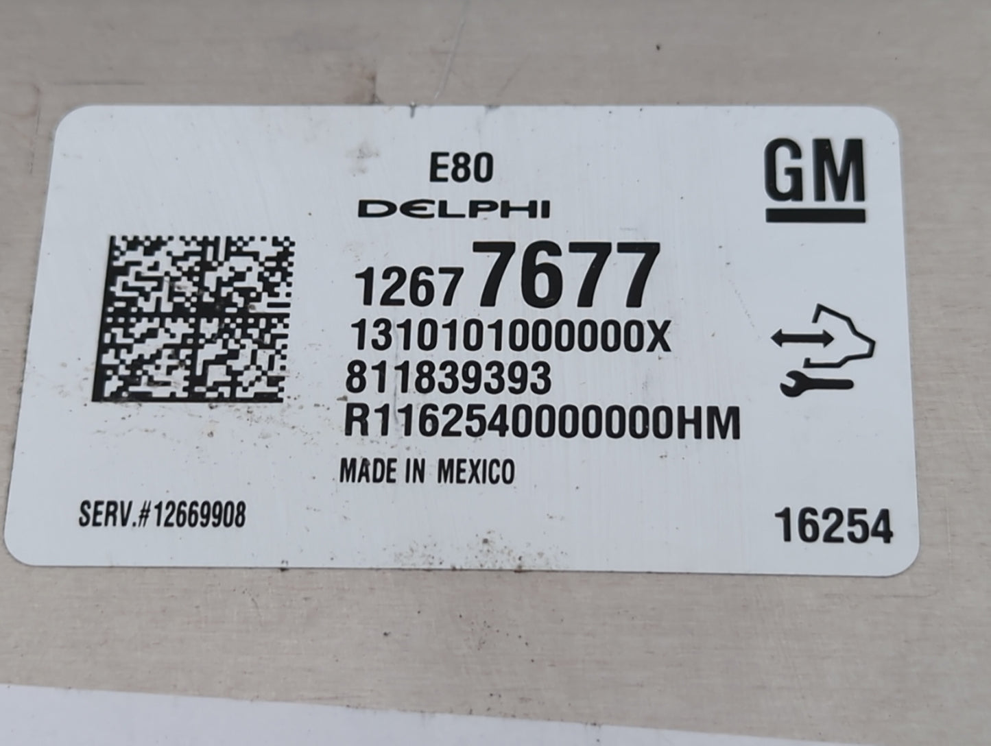 2017-2019 Chevrolet Cruze PCM Engine Control Computer ECU ECM PCU OEM P/N:12669908 12677677 Fits OEM Used Auto Parts - Oemus